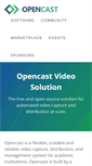 Mobile Screenshot of opencast.org